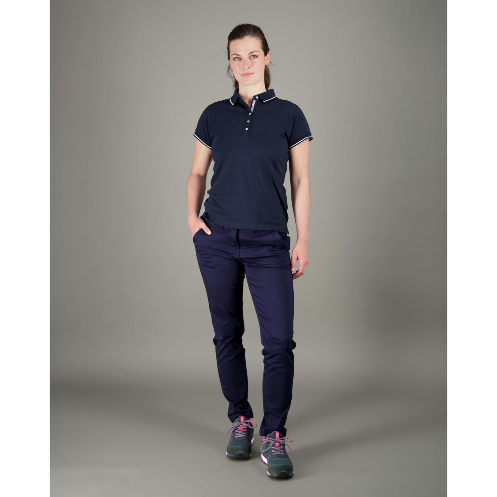 Würth MODYF X-Finity polo travail femme marine 3XL coton