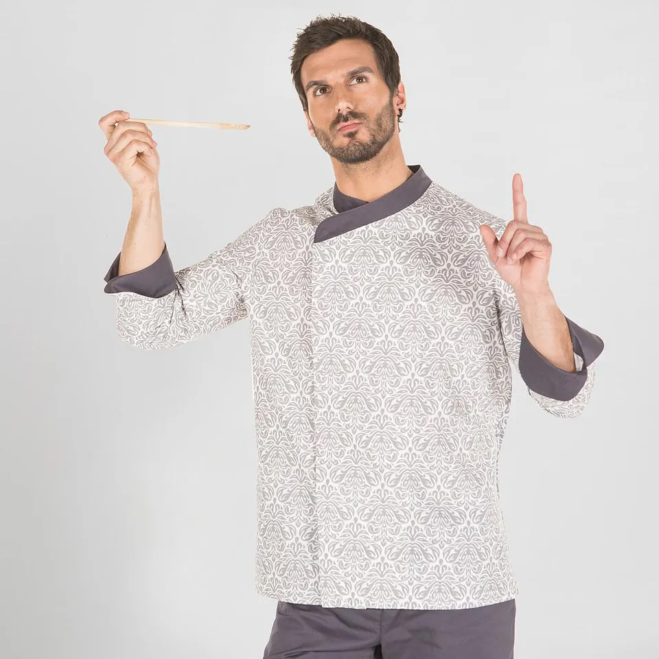 GARY'S Cobos veste de cuisine jacquard 100% coton