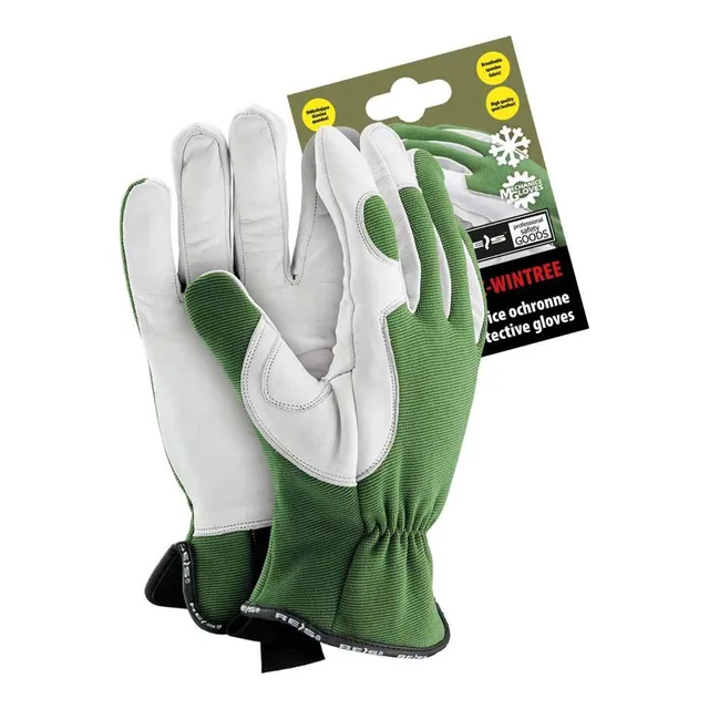 Reis Rmc-Wintree8 gants de travail cuir doublé taille 8 lot 12