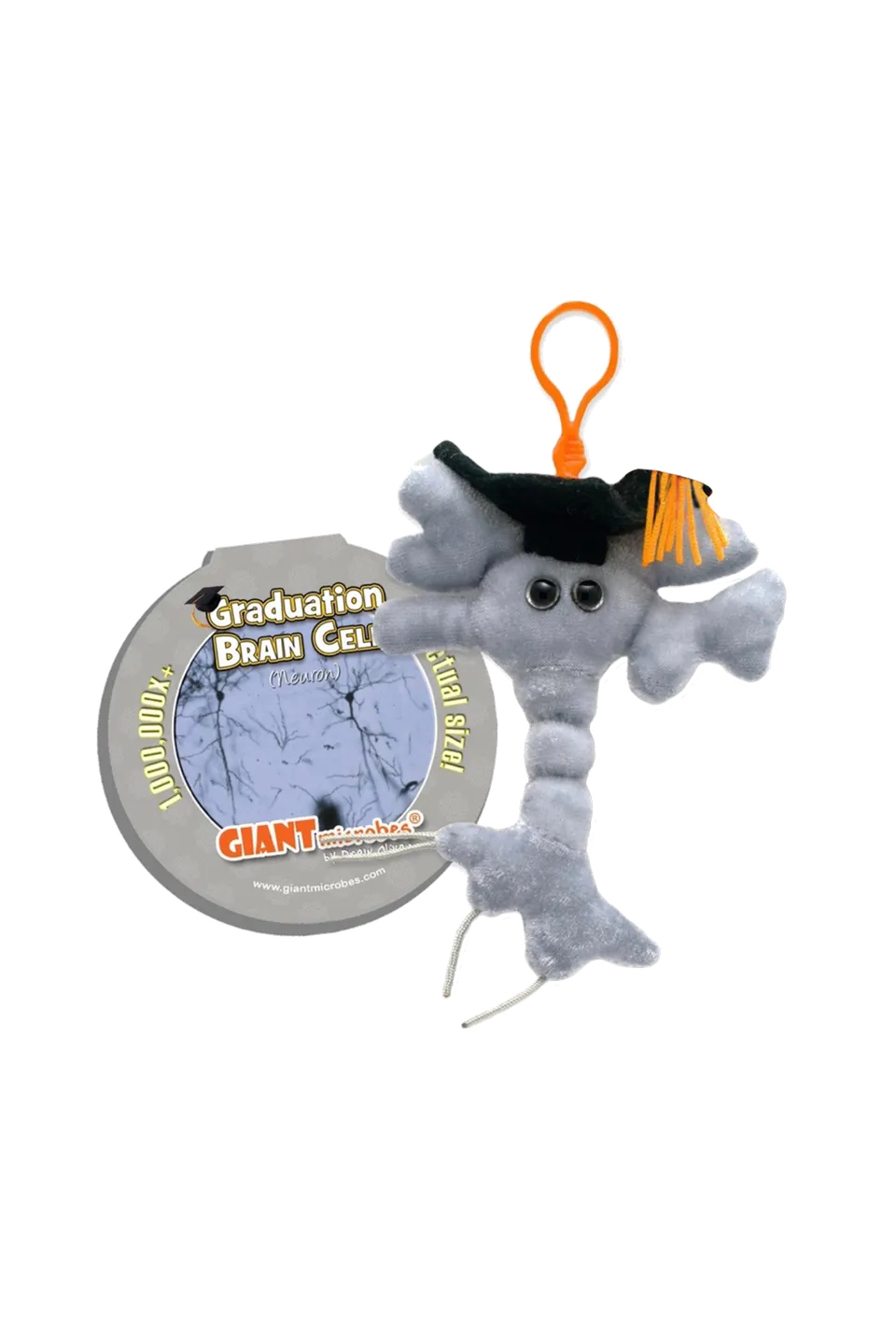 Enfermania Regalos porte-clés peluche neurone graduée 15 cm