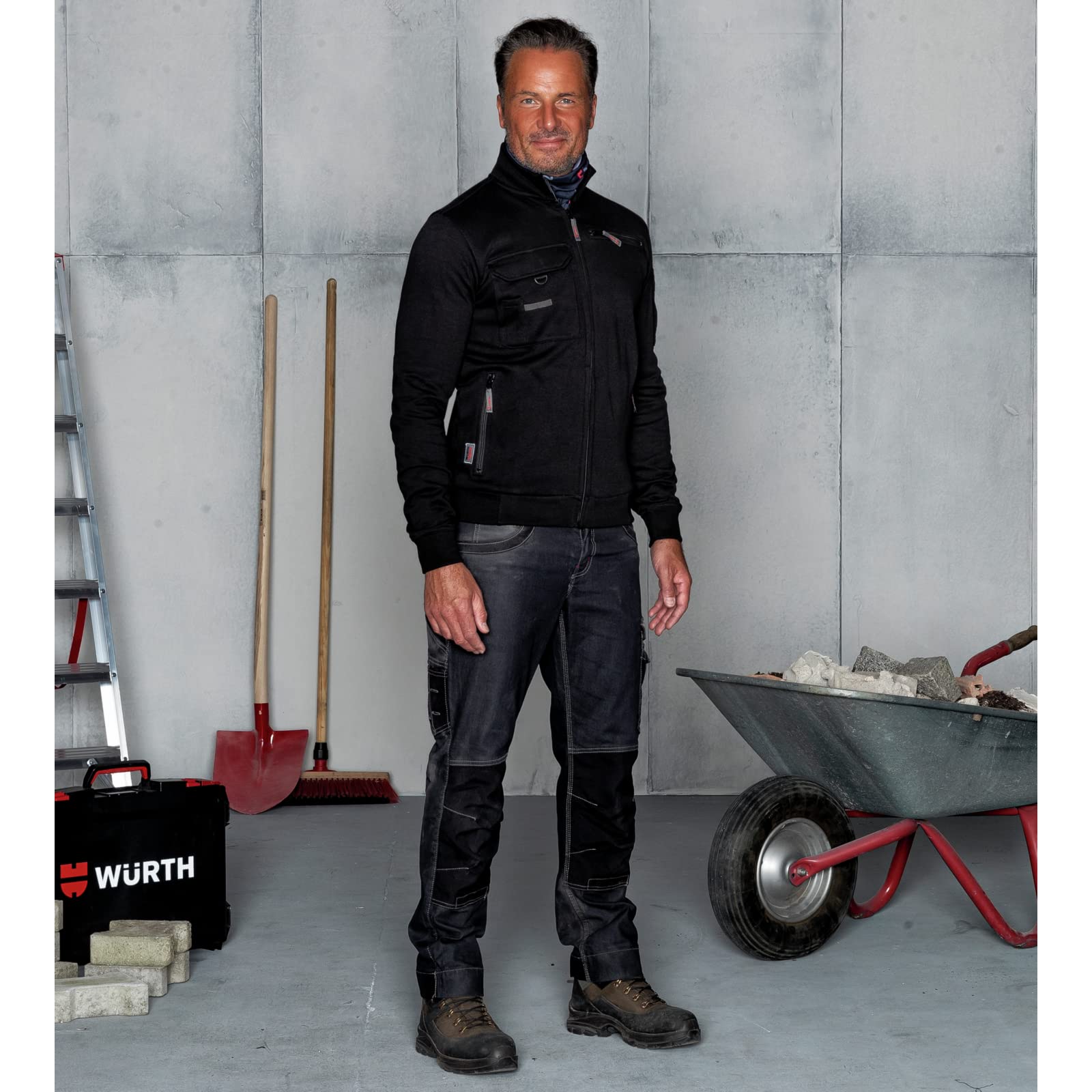 Würth MODYF Star Dynamic sweat zippé noir