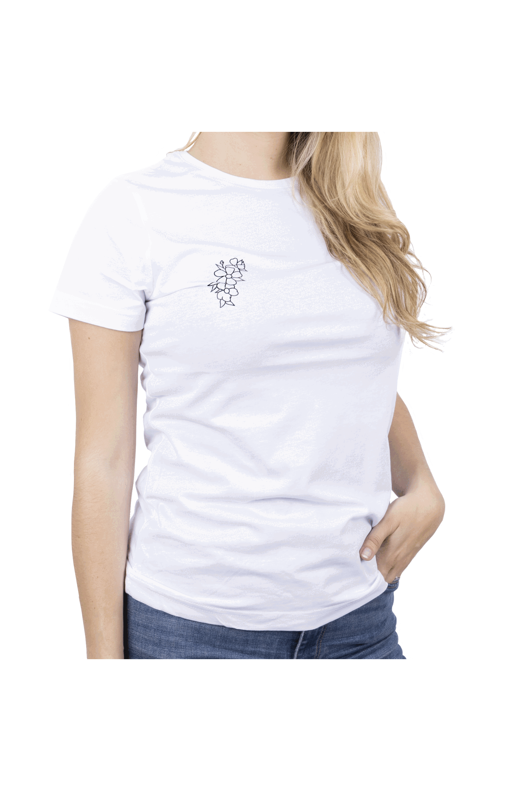 Enfermania Ropa T-shirt Soy Matrona femme blanc 100% coton