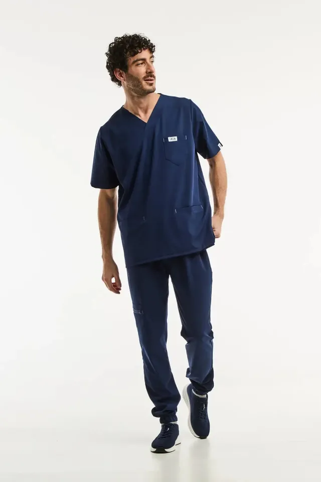Aelin Slimfit NEW Tenue Médicale Homme Bleu Marine