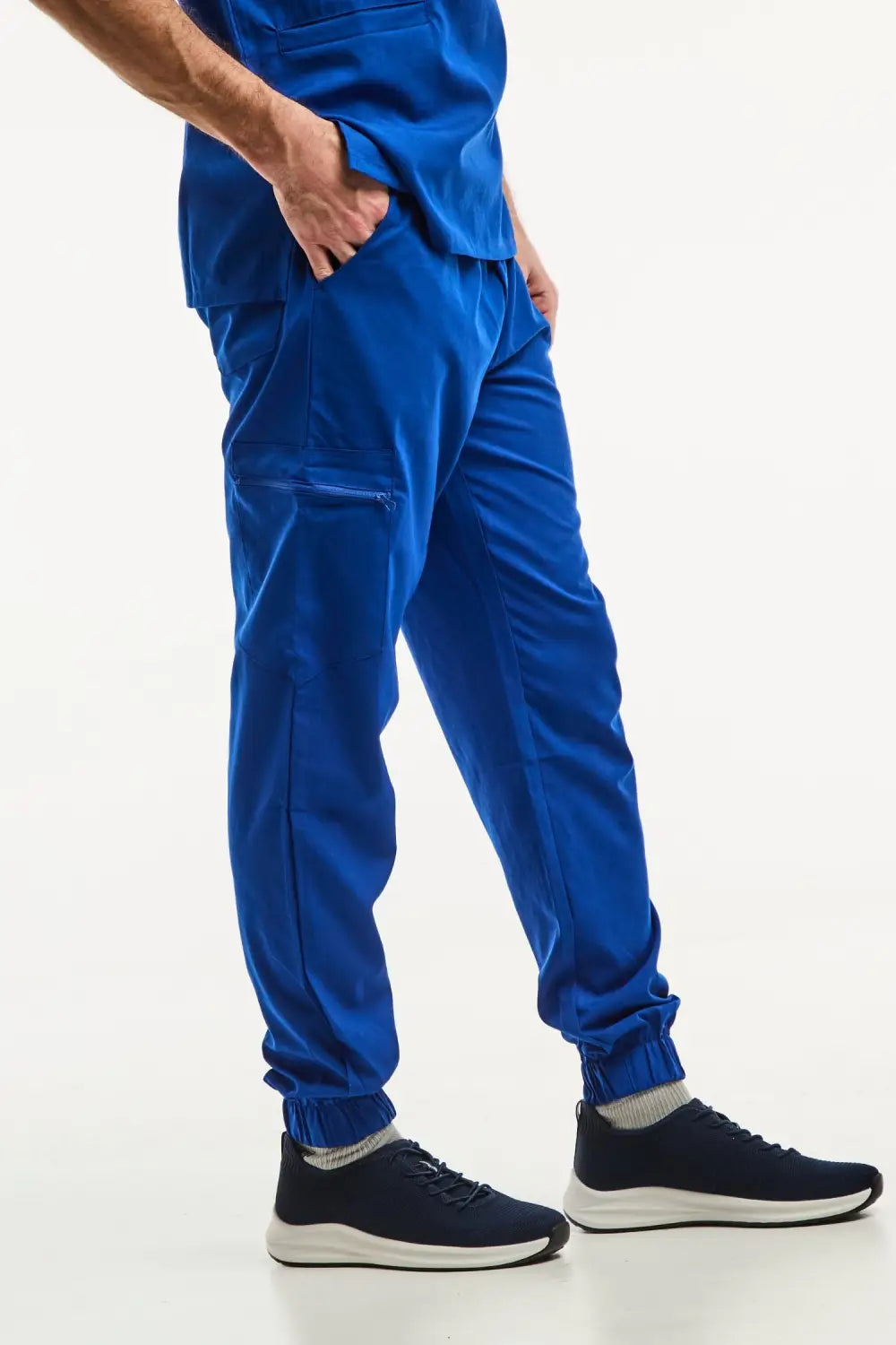 Aelin LUCA pantalon médical homme bleu royal 3 poches