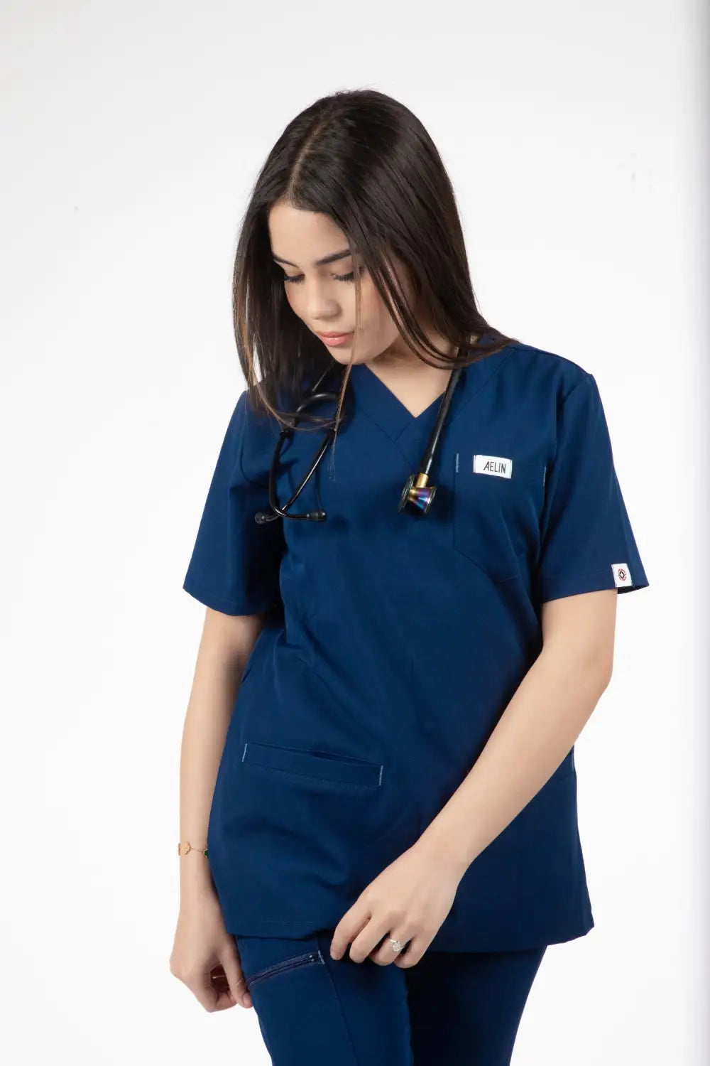 Aelin Slimfit NEW tunique médicale bleu