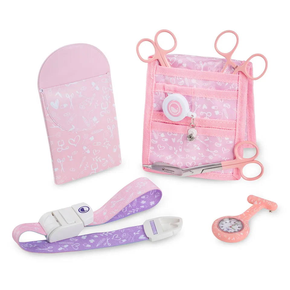 Enfermania Accesorios Total Pack Sweet Rosa infirmière 5 pièces