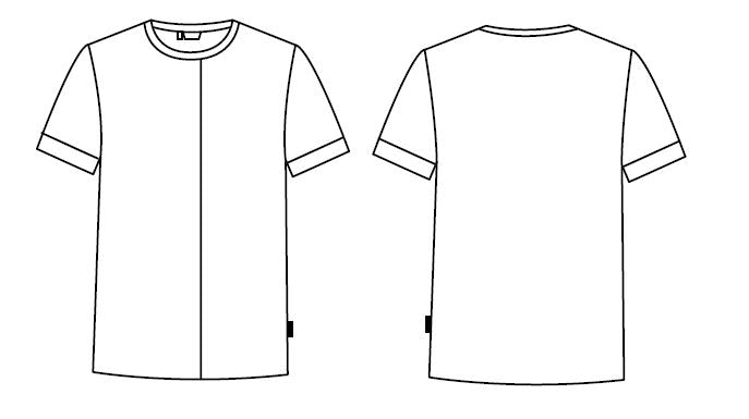 Gary's Brezo T-Shirt Travail Noir Manches Courtes Stretch