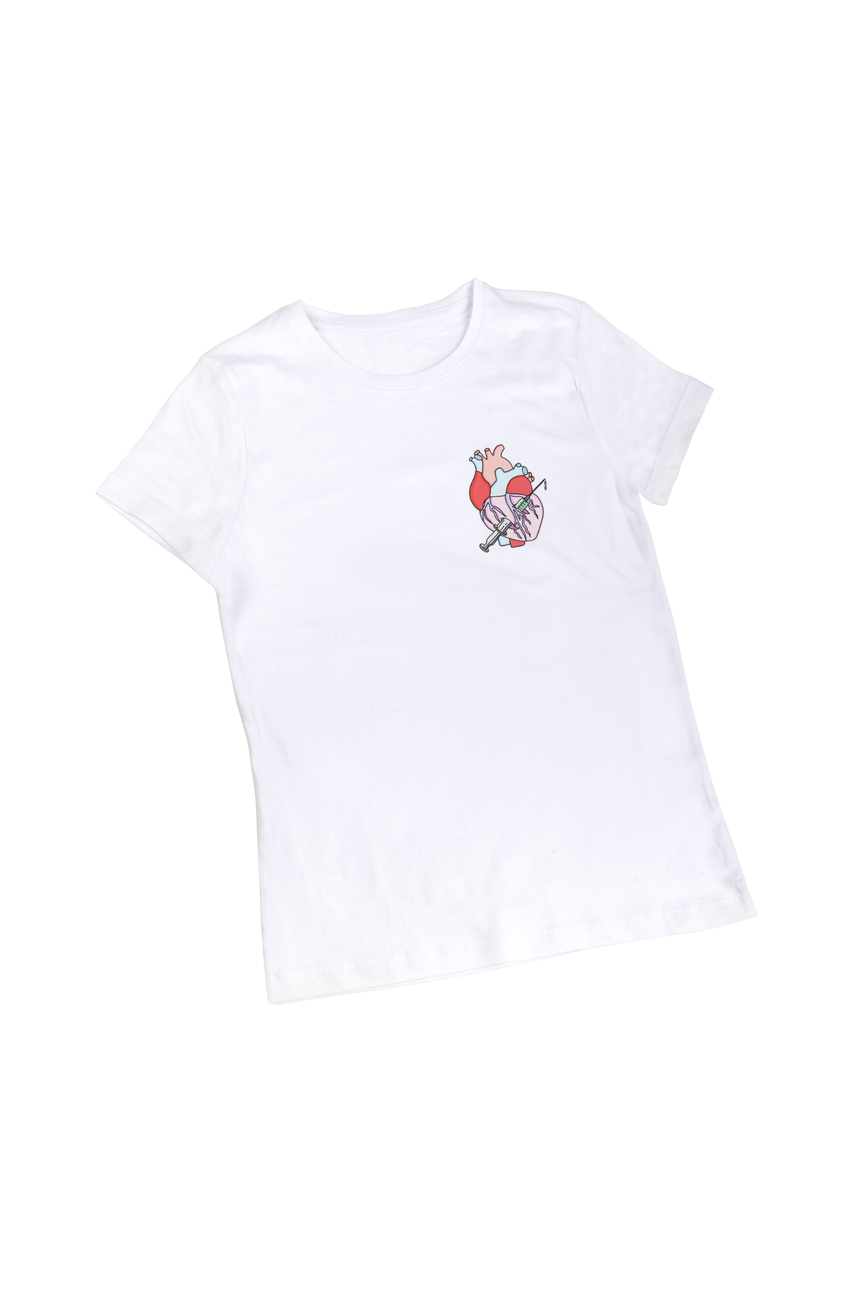 Enfermania Ropa Rebelheart t-shirt femme blanc coton