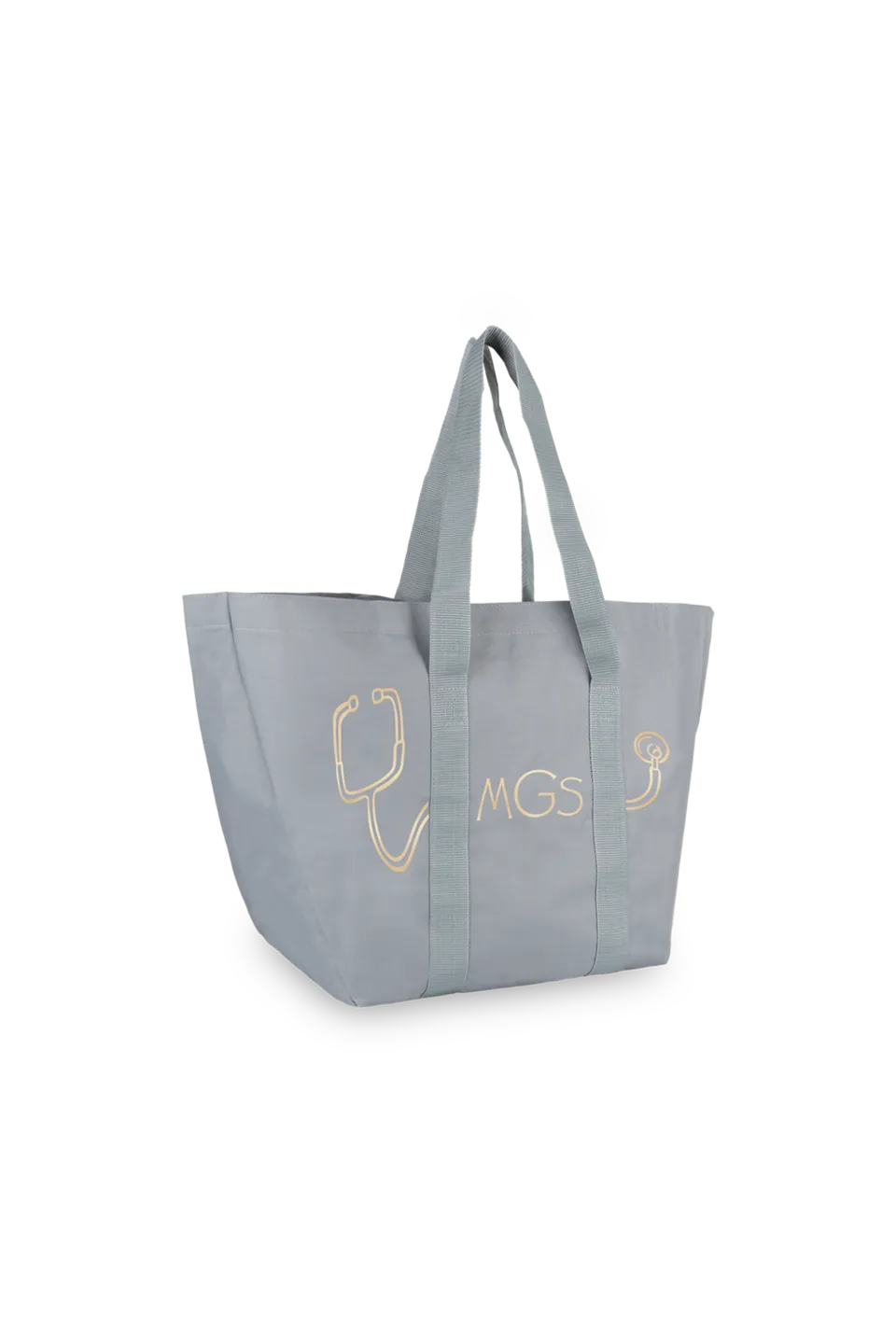 Enfermania tote bag gris stéthoscope sac personnalisé