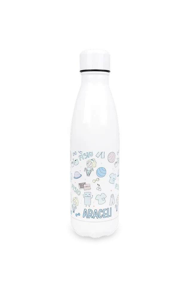 Enfermania Regalos Fisio Pastel bouteille isotherme 700 ml personnalisable