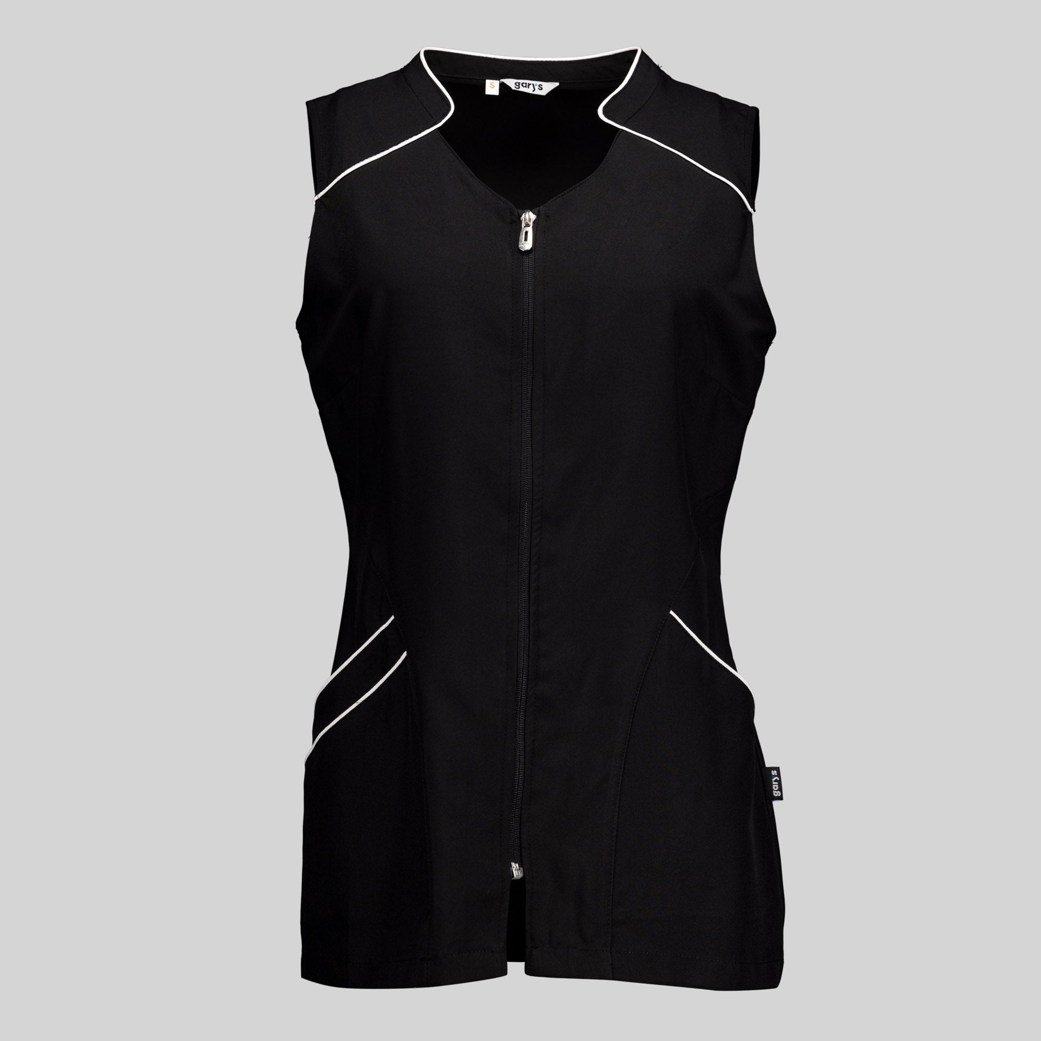 Gary's Begonia blouse travail femme blanche sans manches