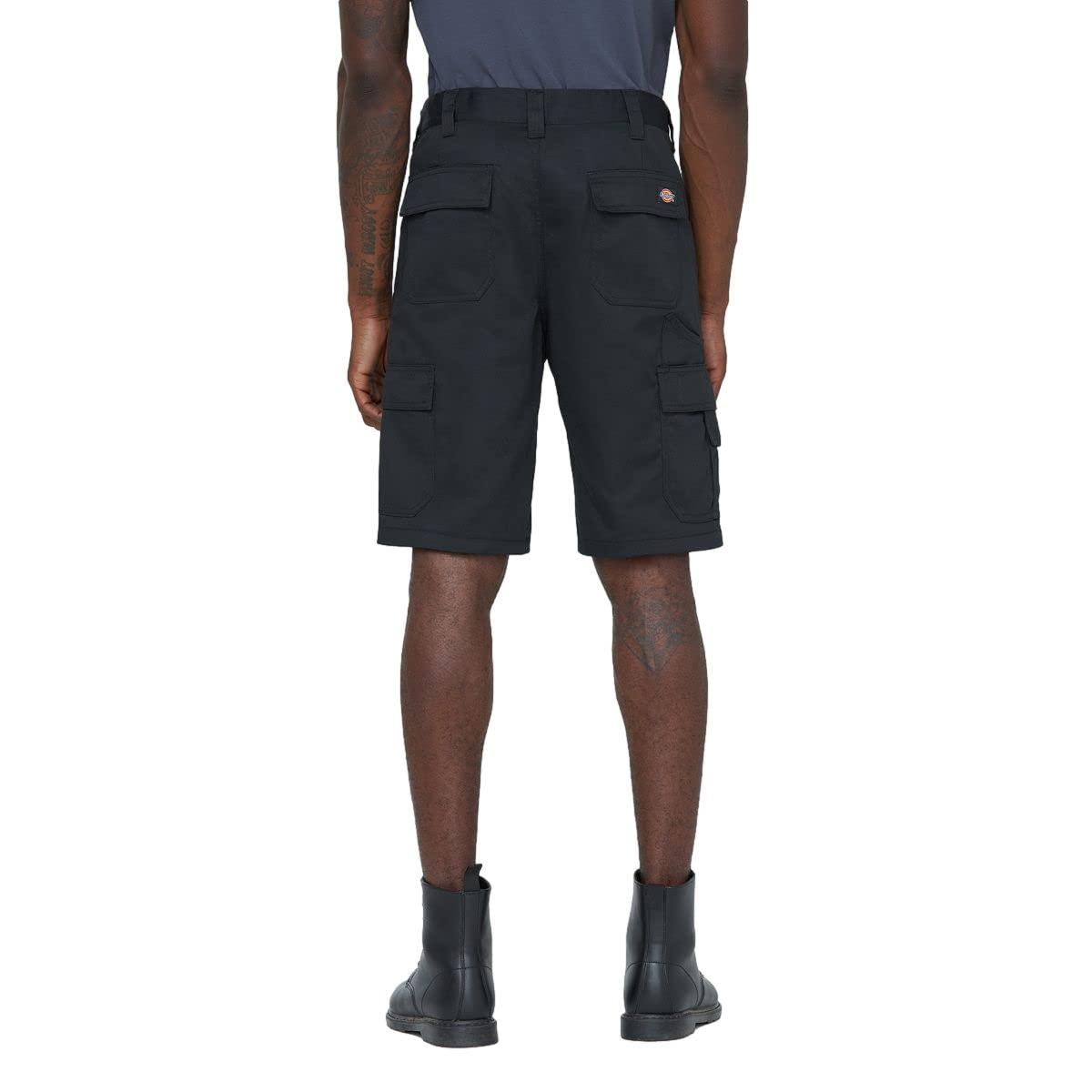 Dickies Shorts Short de Travail Noir 28W Poches Cargo