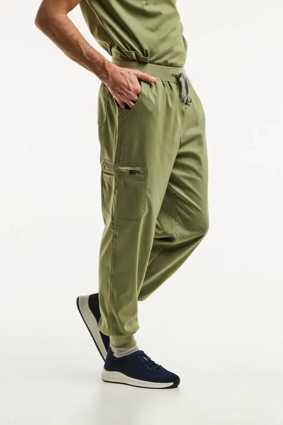 Aelin LUCA Jogger pantalon médical homme vert olive