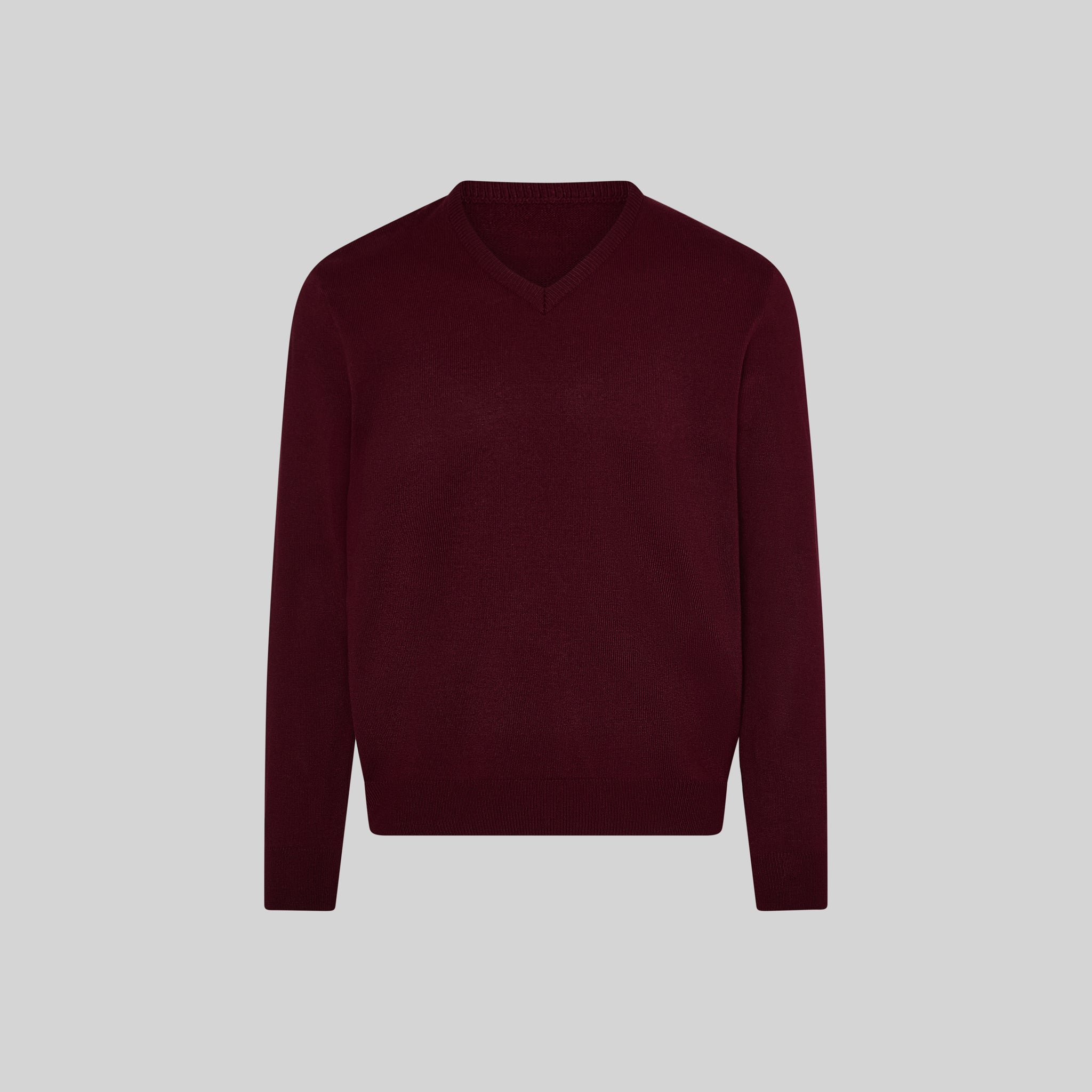 GARY'S Pull Col V Homme Marine Tricot Acrylique