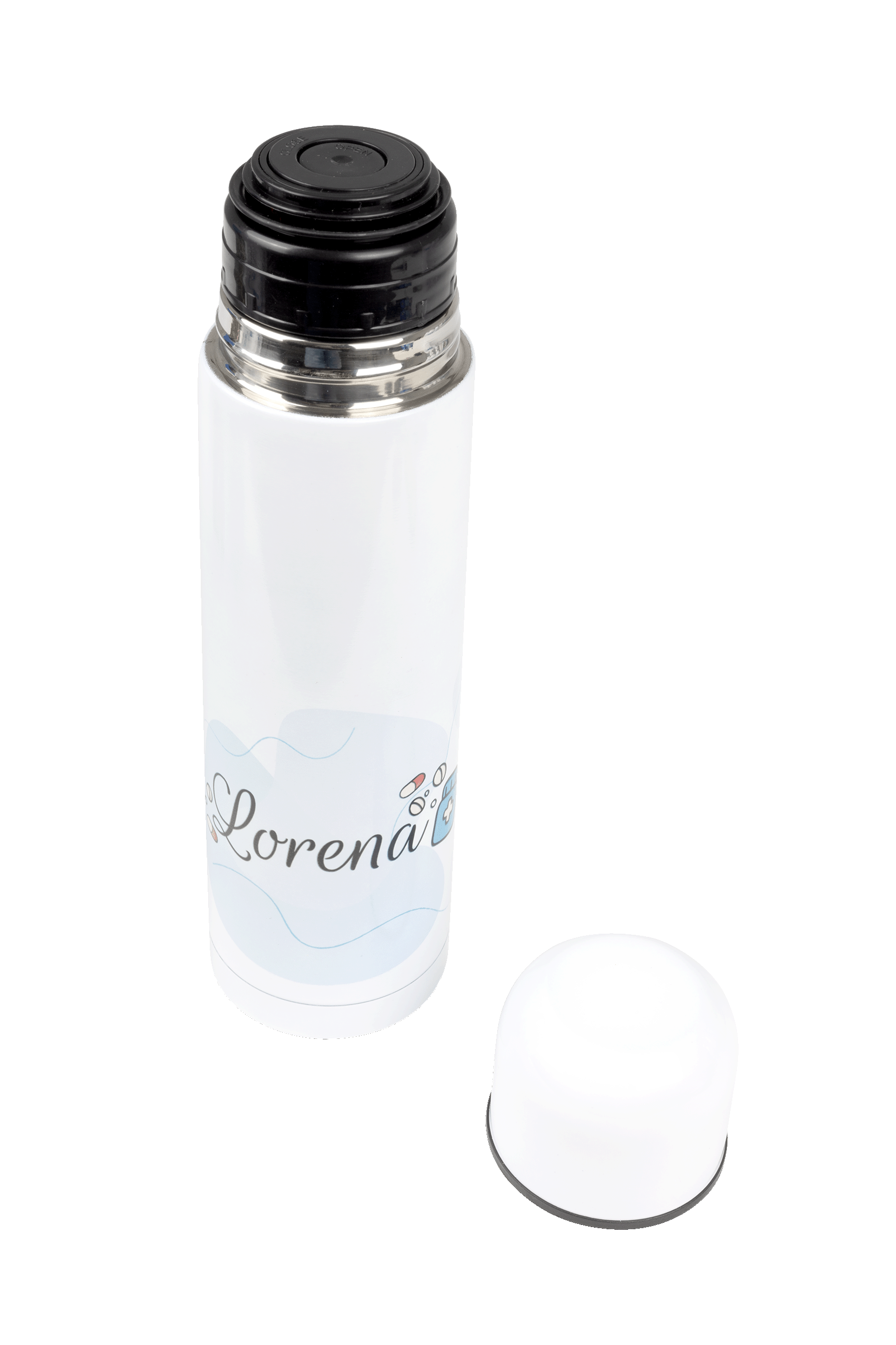 Enfermania Regalos Farmaceutico thermos inox 500 ml pharmacien