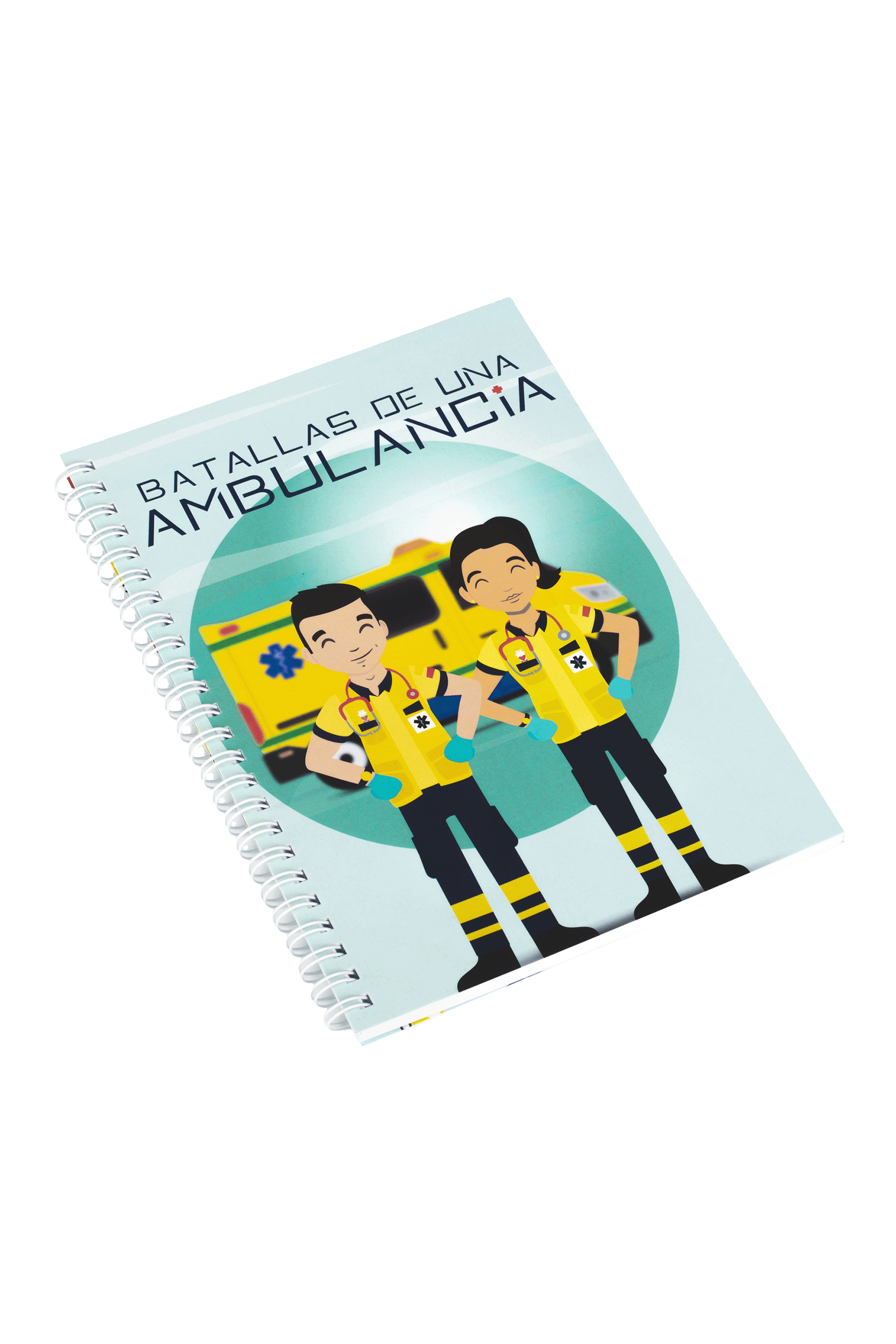 Enfermania Papelería Batallas carnet A5 50 pages spirale