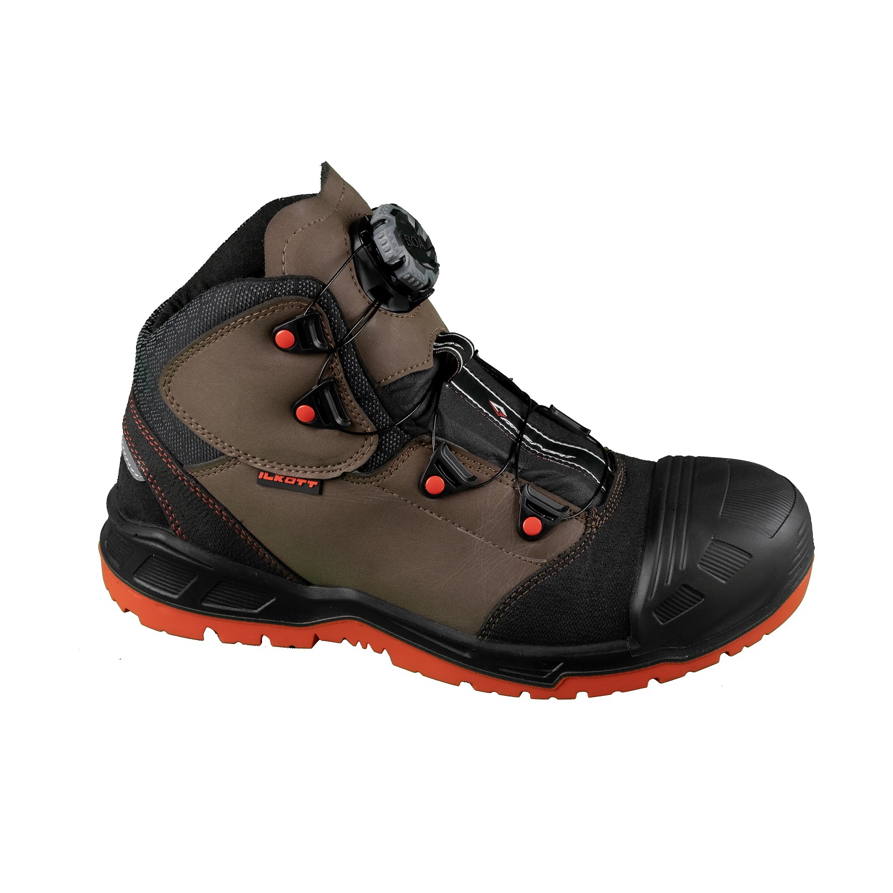 ILKOTT Modèle G chaussure sécurité Mid marron nubuck