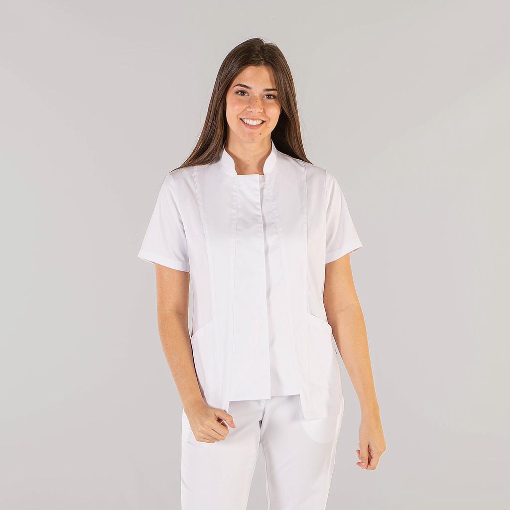GARY'S Nagore blouse médicale femme blanc manches courtes