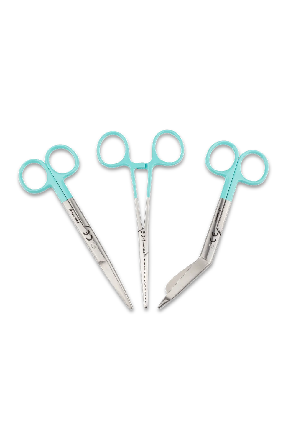 Enfermania Sweet Aqua lot 3 ciseaux inox infirmière