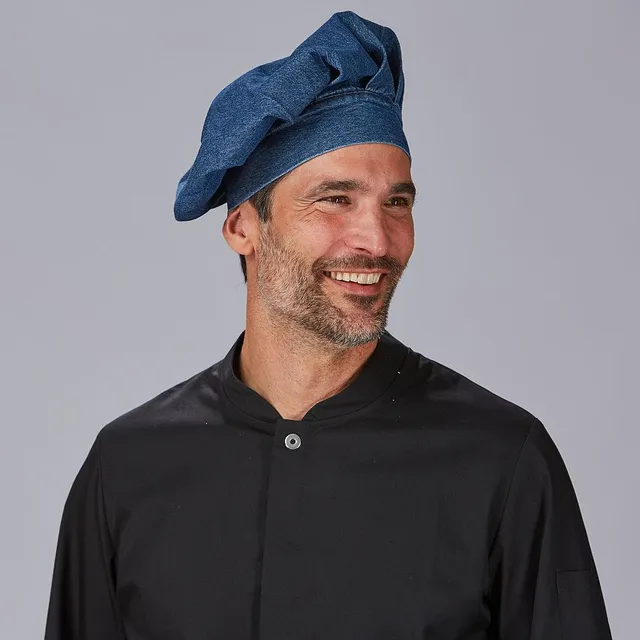 Gary's Classic Chef toque jean denim brut coton