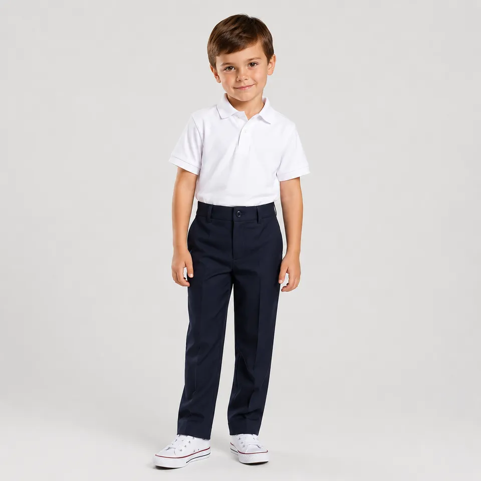 Gary's Pants pantalon écolier enfant gris clair élastique