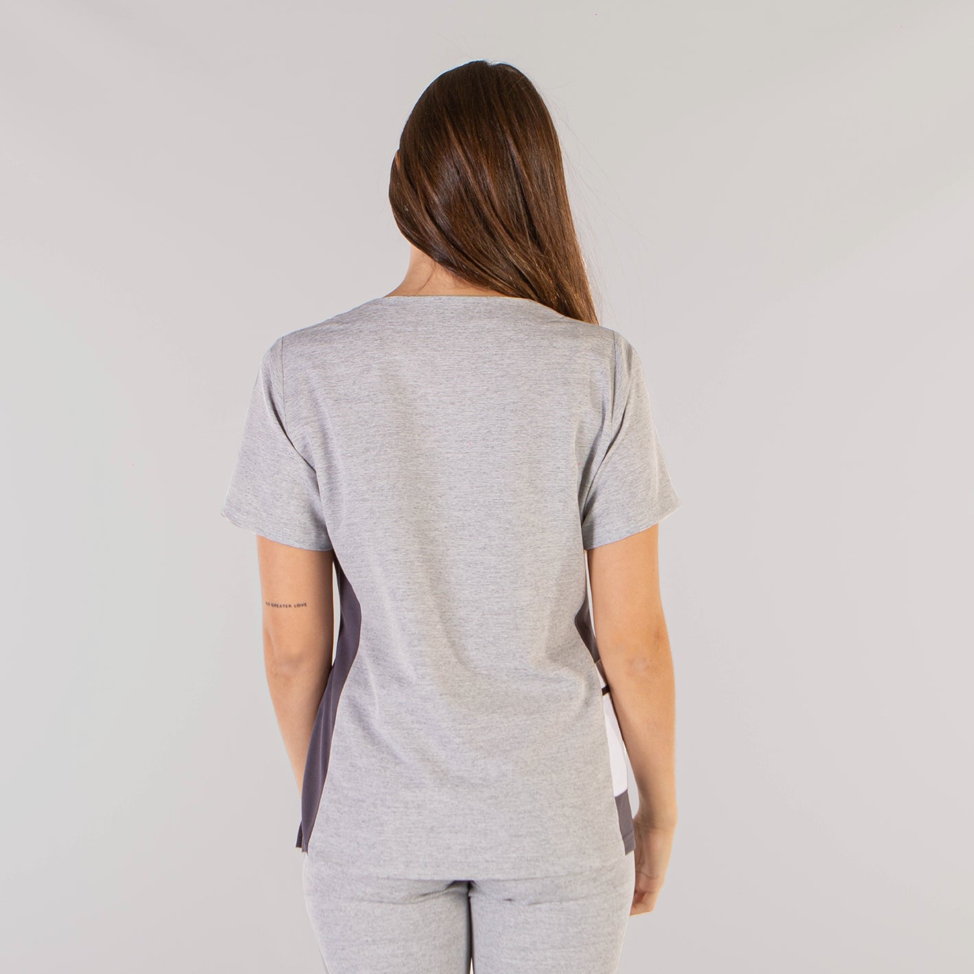 GARY'S Leticia blouse médicale femme gris perle stretch