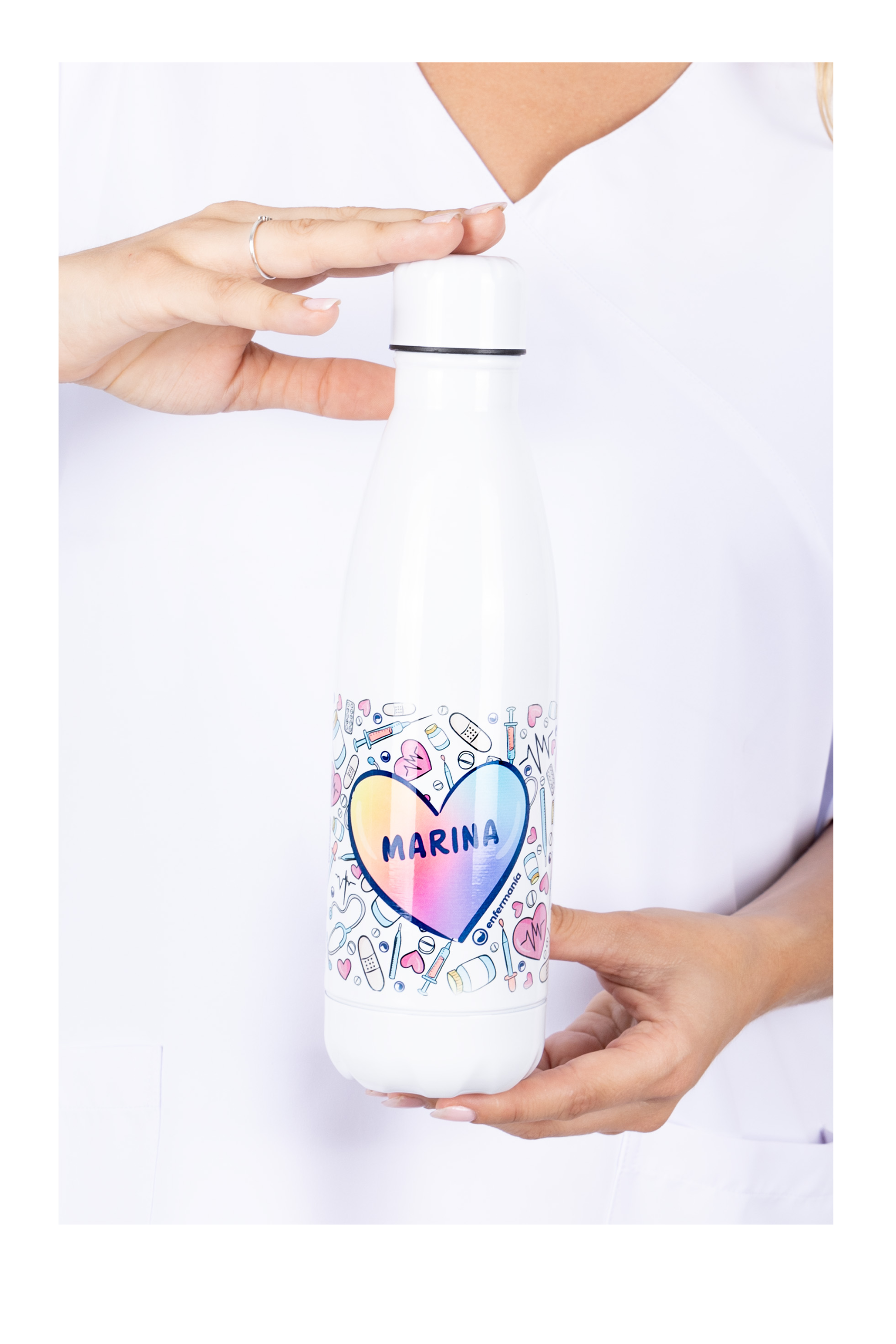 Enfermania Regalos gourde Colorful 700 ml inox