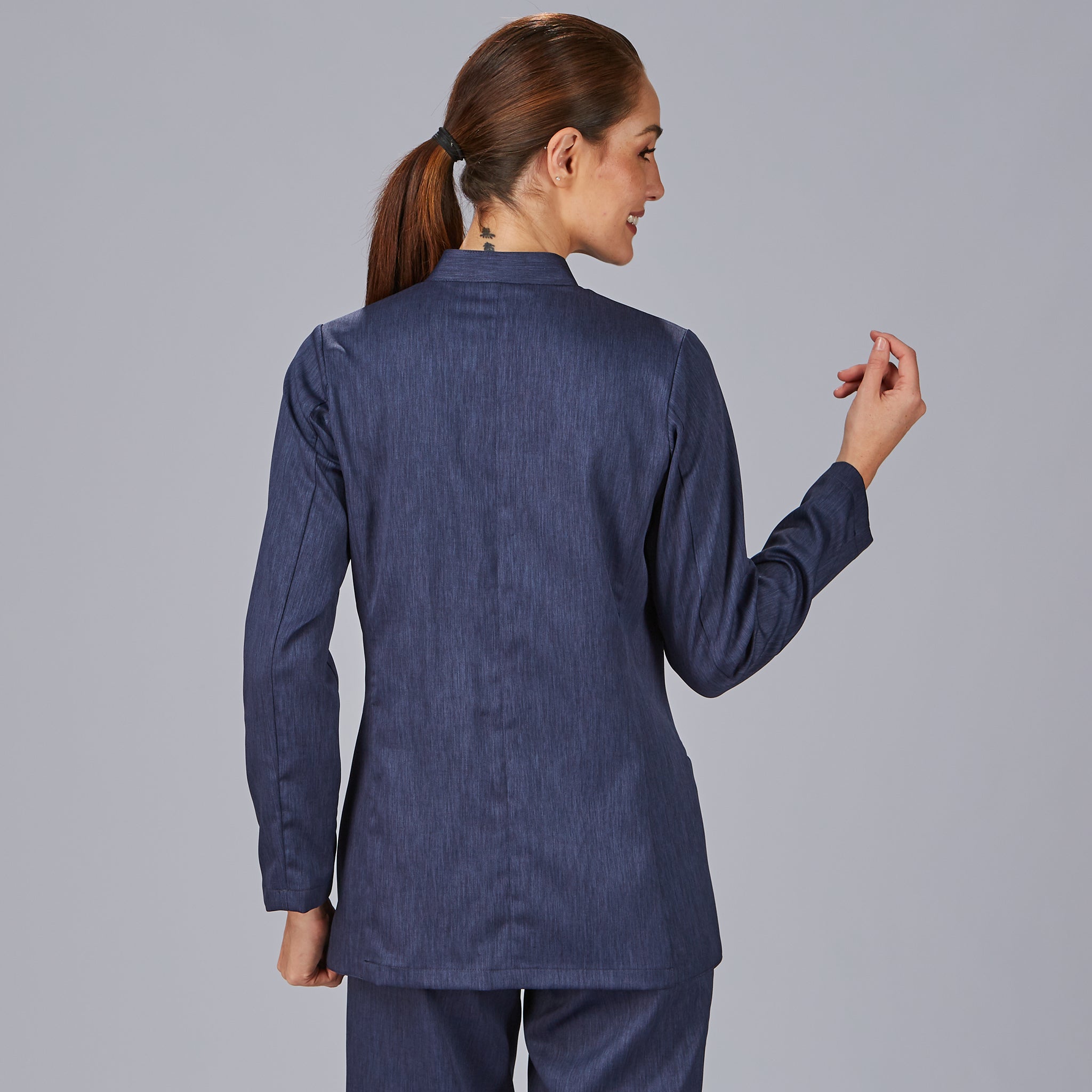 Gary's Jackets Veste Campos col mao marine femme