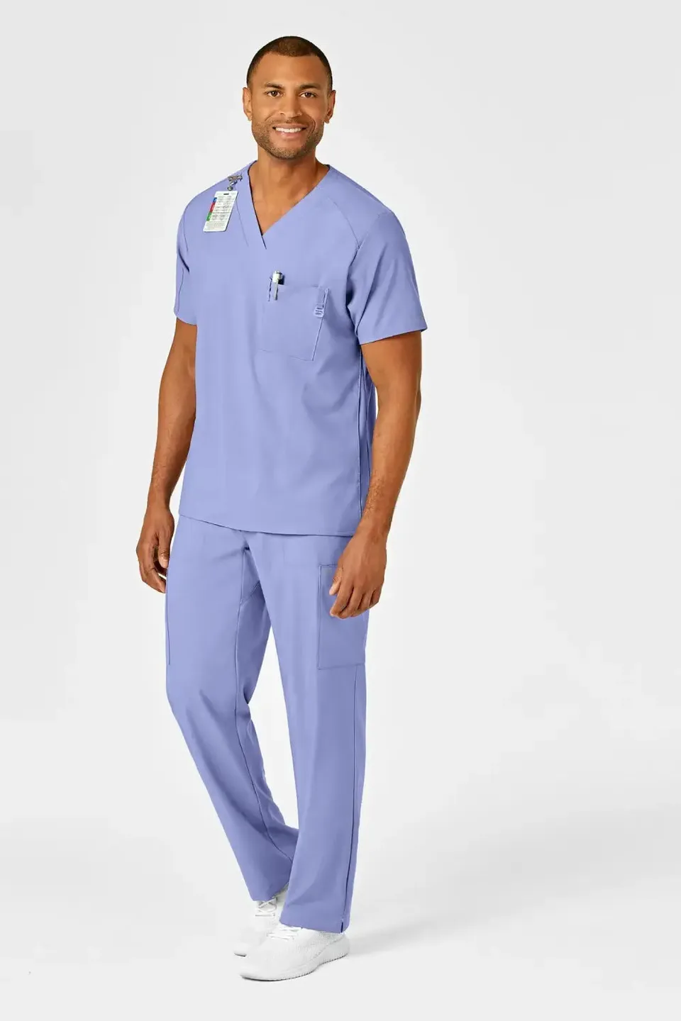 Aelin LUCA W123 tenue médicale homme bleu ciel
