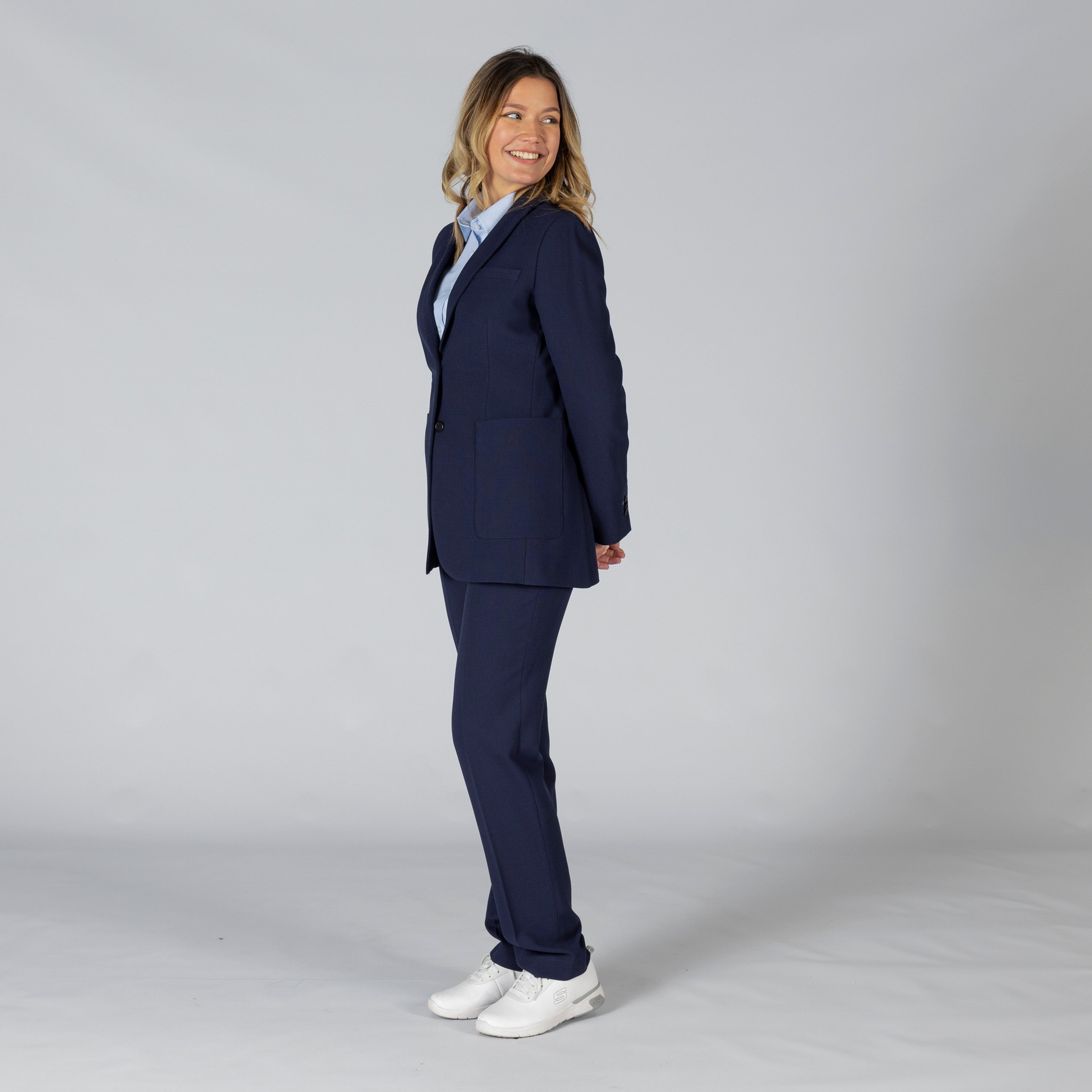 Gary's Pants pantalon tailleur femme Welfare marine 104