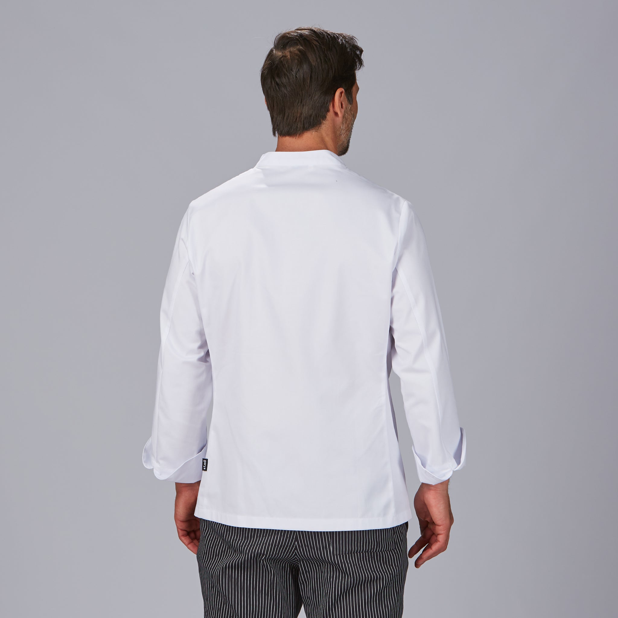 GARY'S Ortiz veste cuisine unisexe noire manches longues