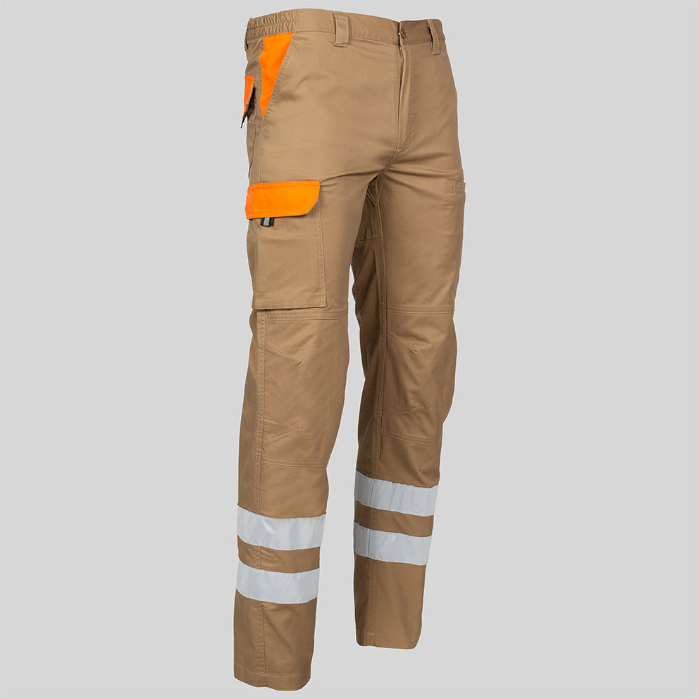 Gary's Pants Arce pantalon unisexe noir/marine bandes