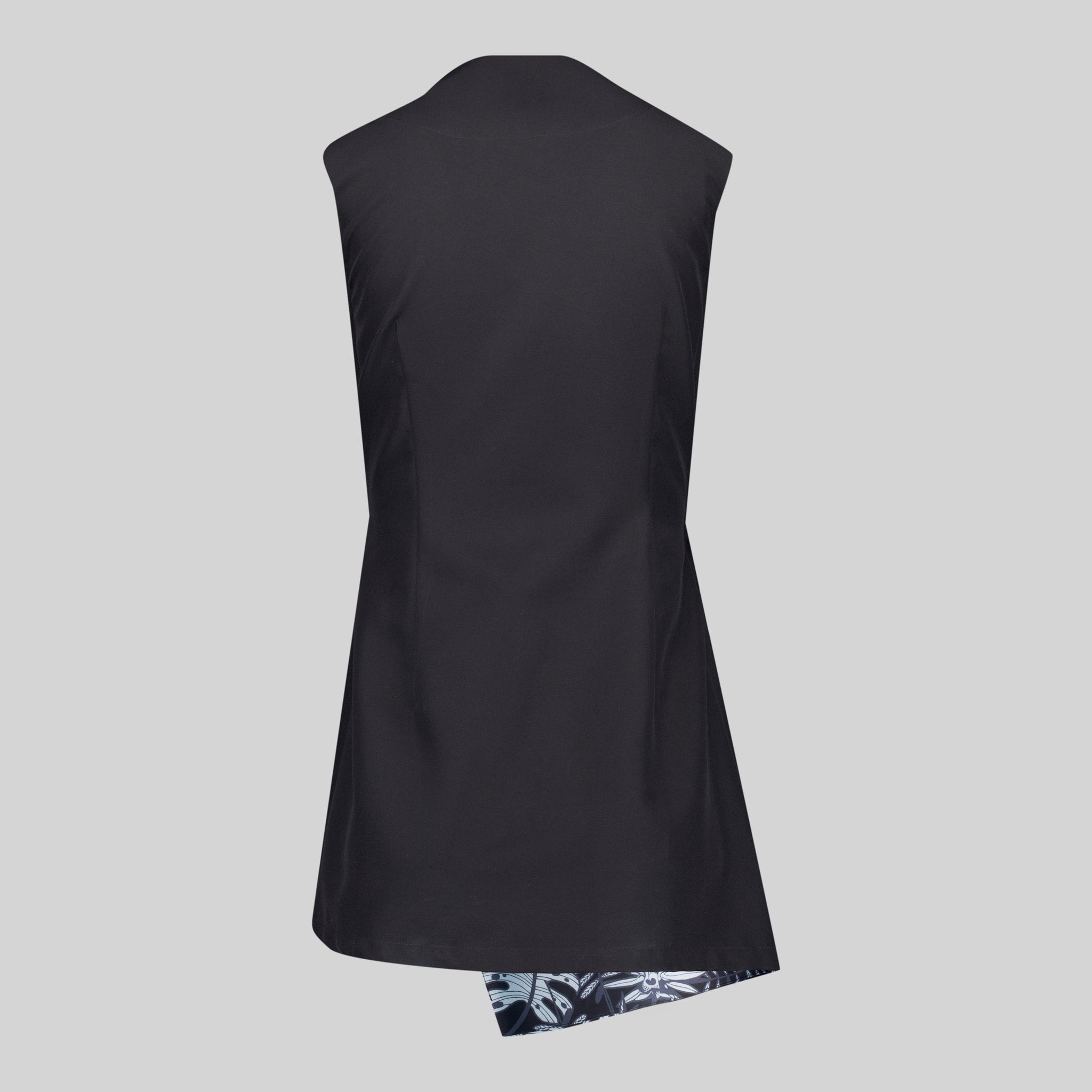 Gary's Ficus Blouse Femme Noir Col Smoking