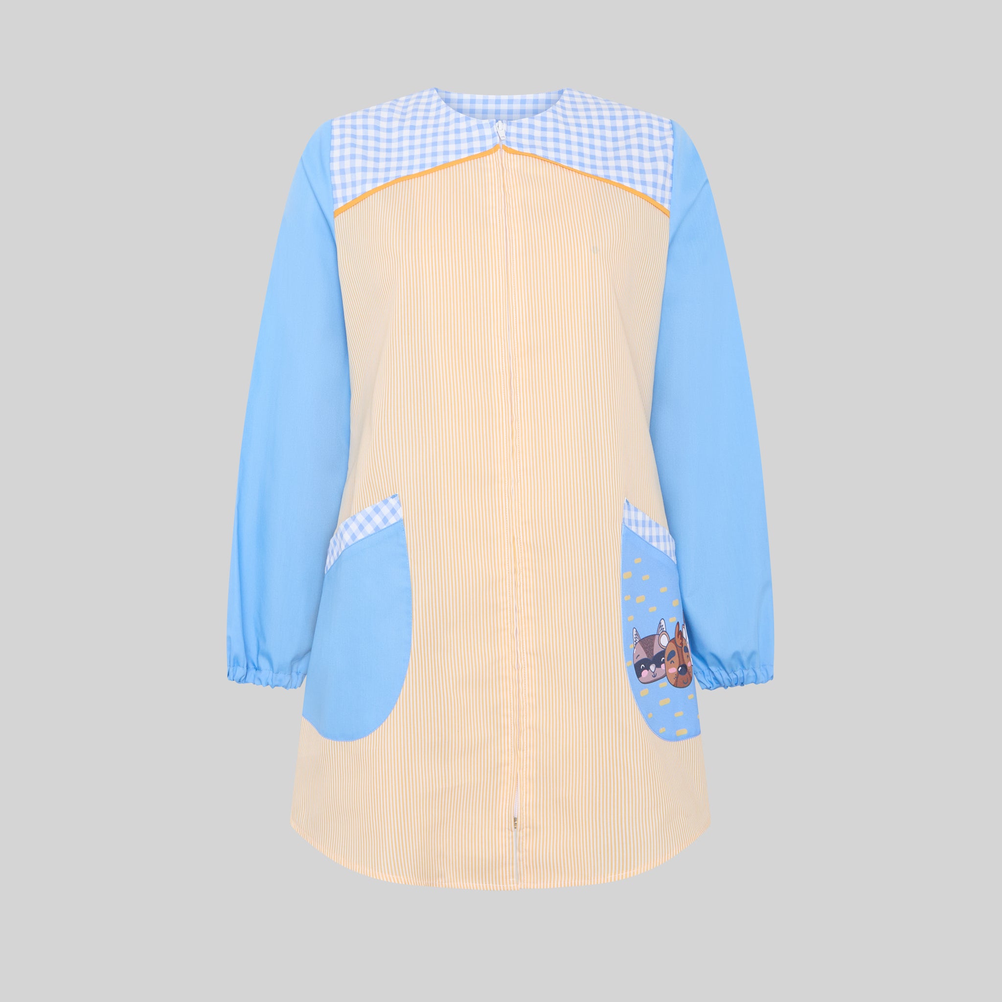 Gary's Robes blouse femme Fauna vichy jaune