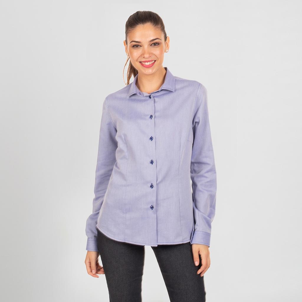 GARY'S Carina Shirt chemise travail femme blanche polyester coton