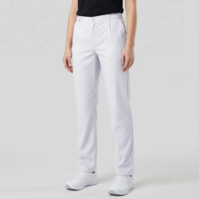 GARY'S Twill pantalon médical blanc poches italiennes