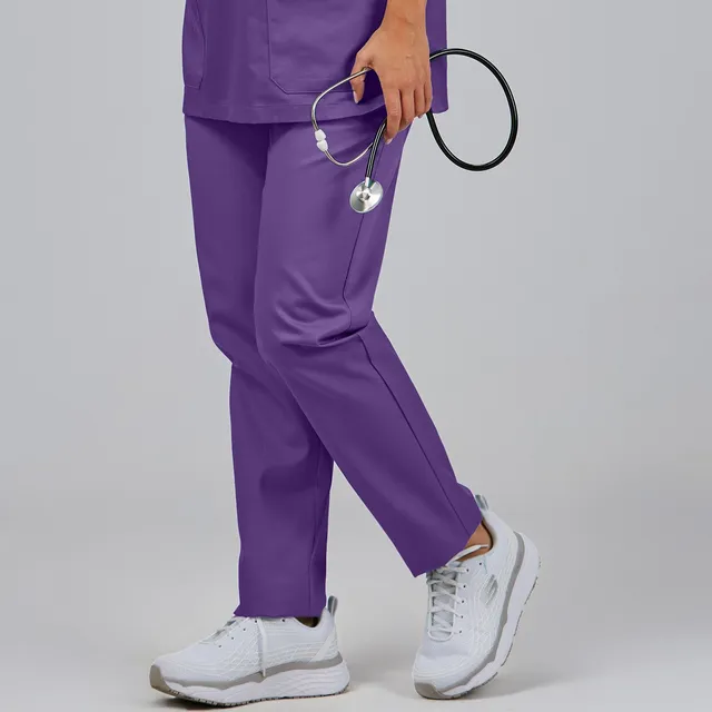 GARY'S Pants pantalon médical turquoise twill élastique