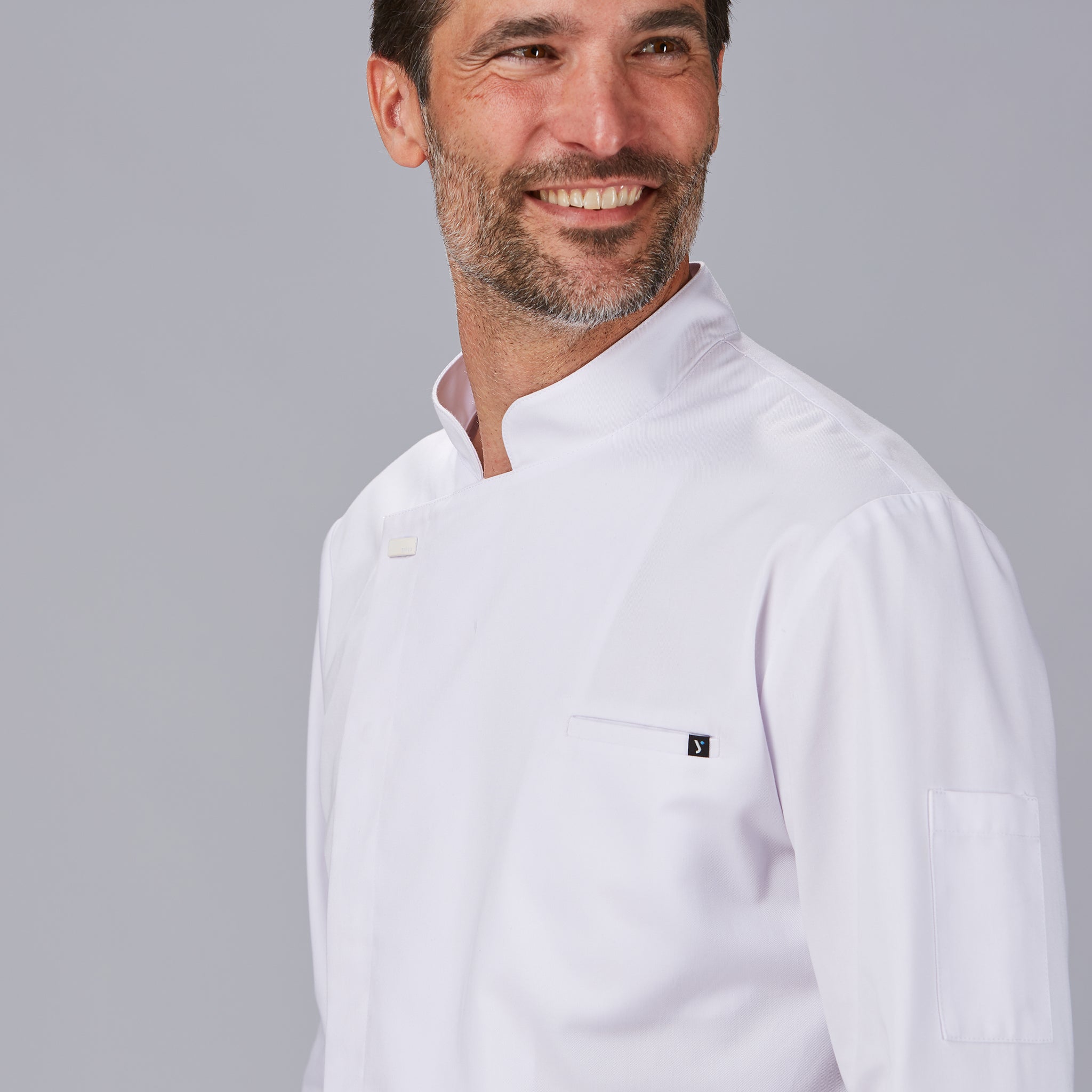 Gary's Molina veste cuisine blanche M antitache