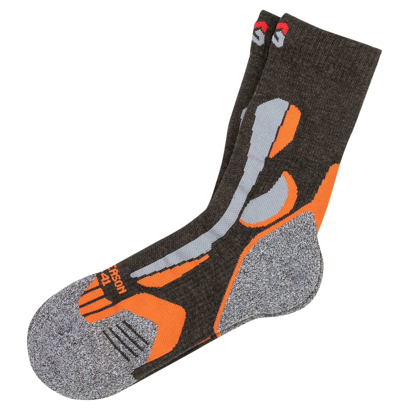 Würth MODYF Toutes Saisons chaussettes de travail gris orange 42-44