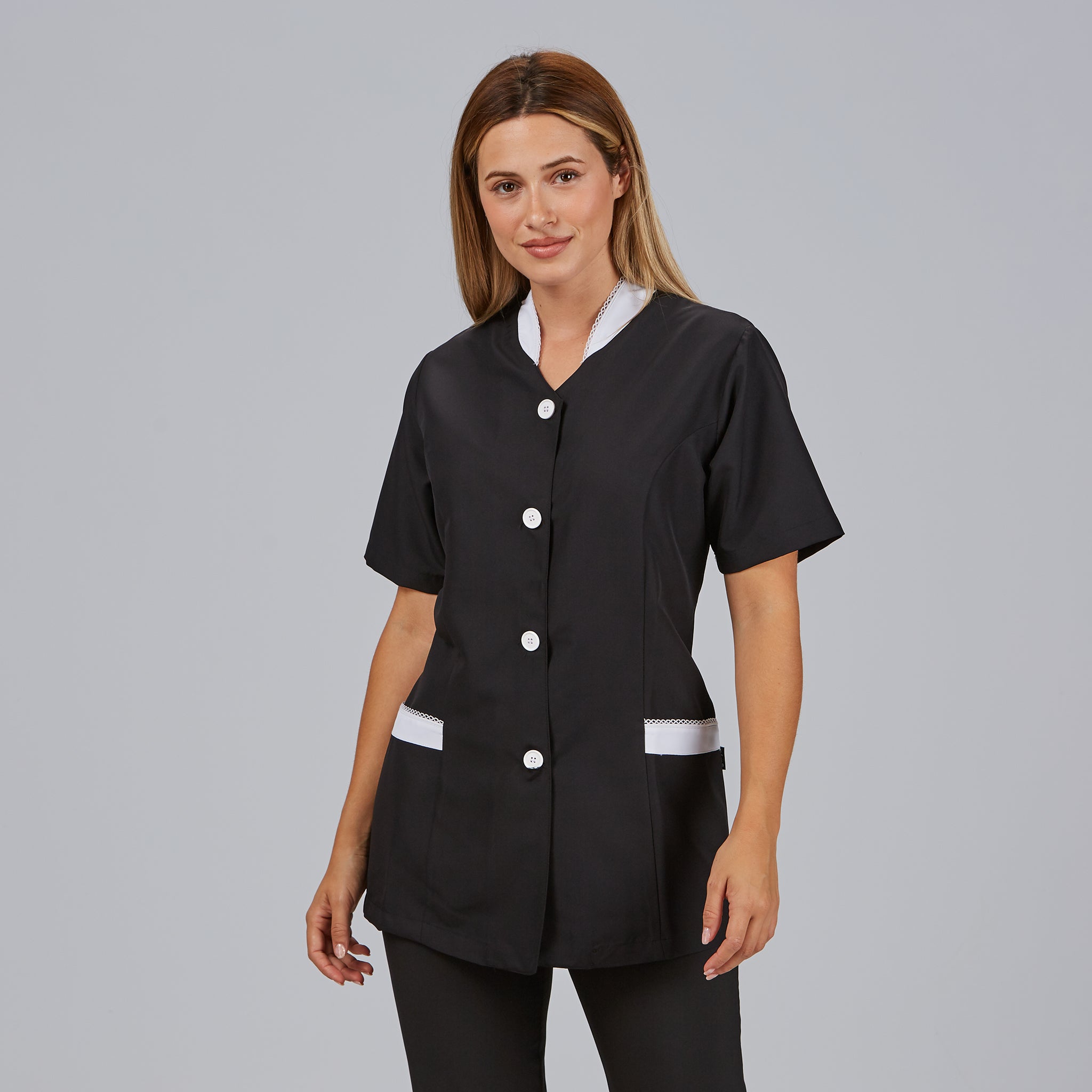 Gary's Emma blouse femme noire microfibre XS-3XL