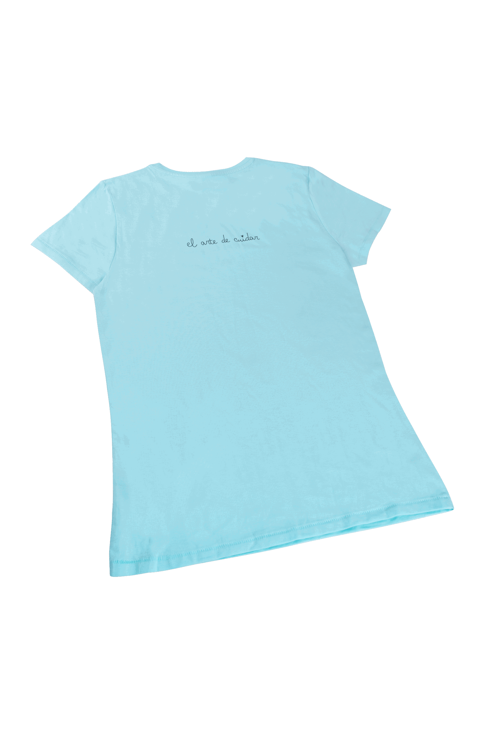 Enfermania Ropa t-shirt femme aqua pansement coton bio M