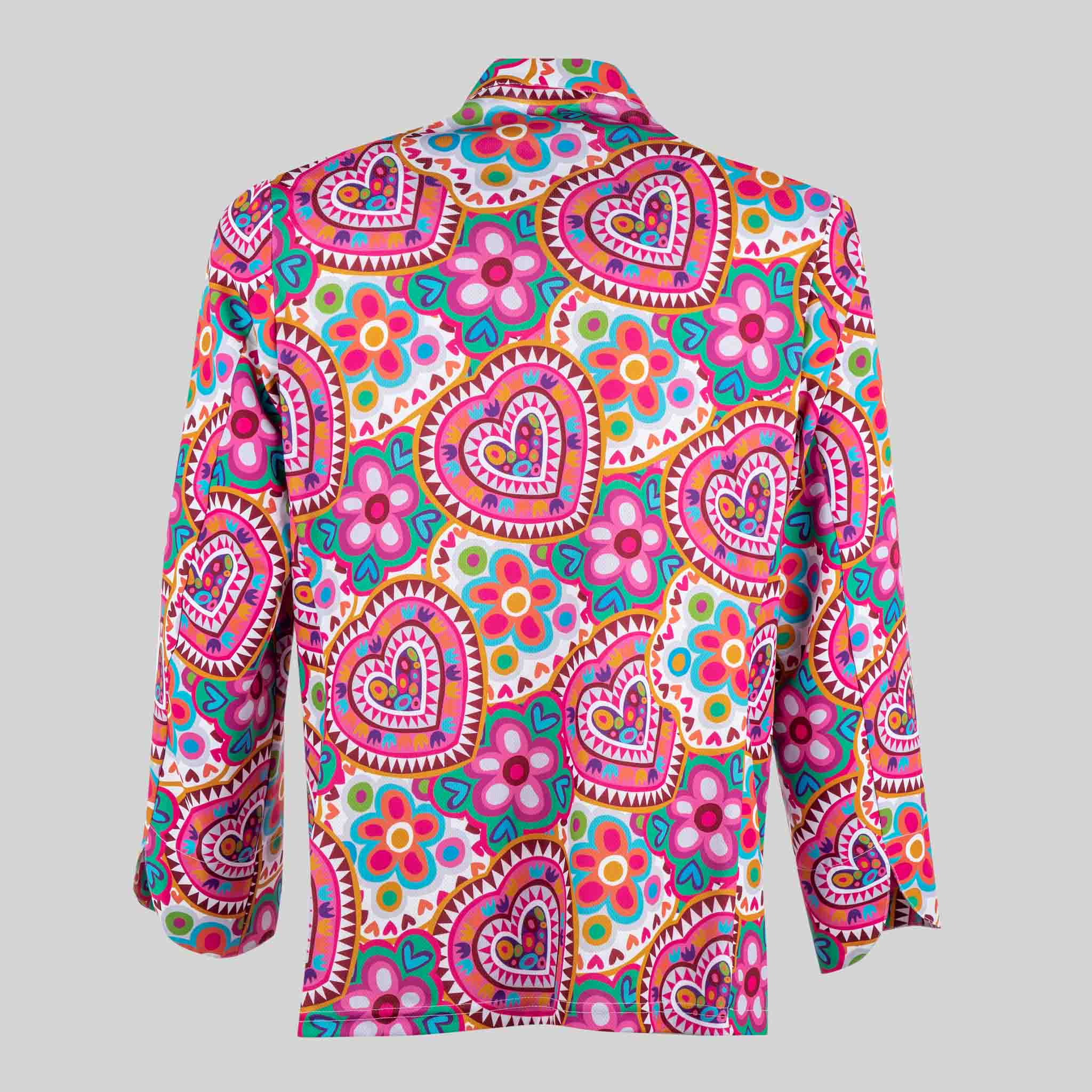 GARY'S Agatha veste de cuisine unisexe Cuore Rosa