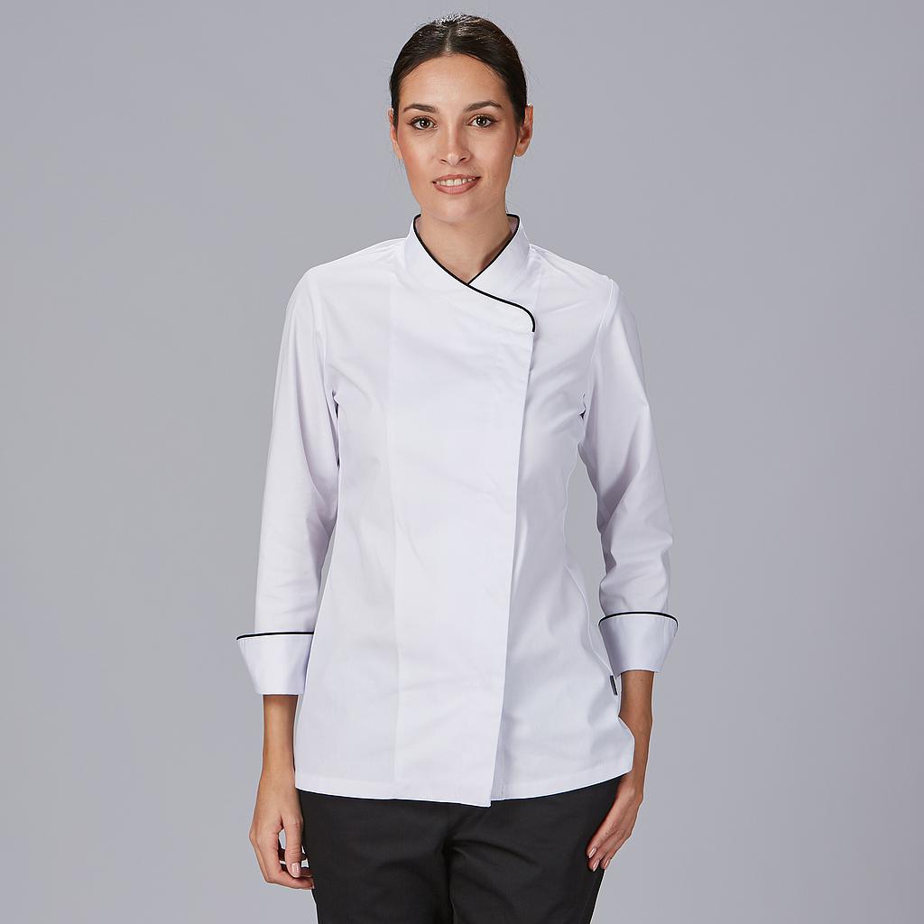 Gary's Dana Veste cuisine femme noire sergé
