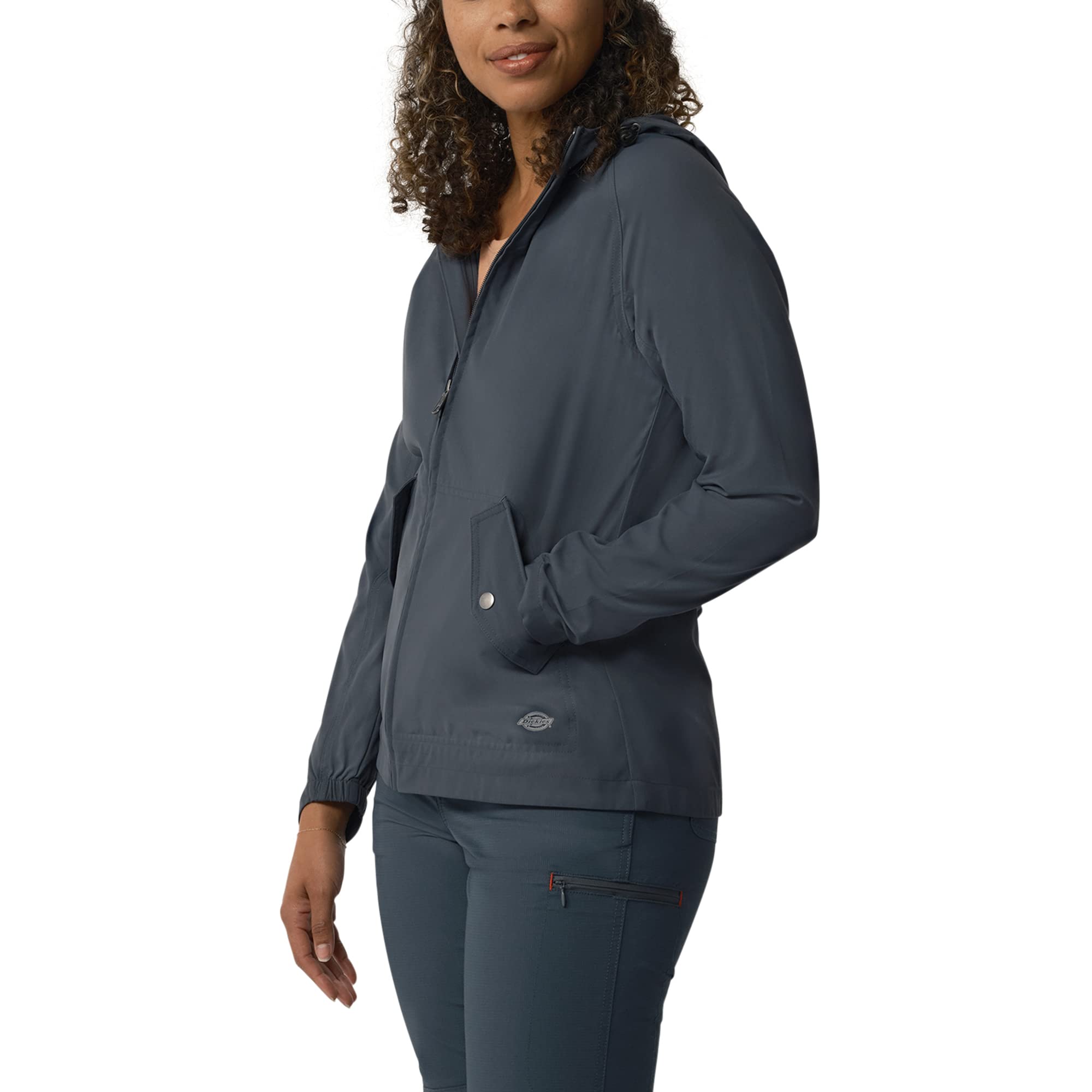 Dickies Performance veste femme bleu capuche déperlante