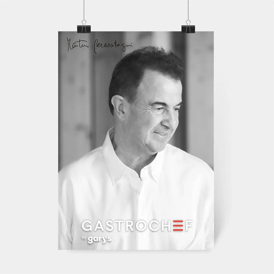 GARY'S Gastrochef Poster MARTIN BERASATEGUI Affiche A2