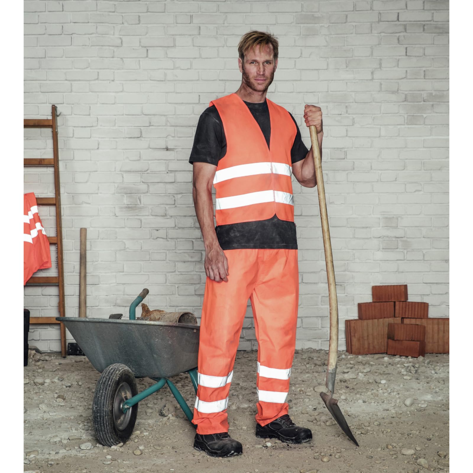 Würth MODYF Fluo pantalon de pluie haute-visibilité orange