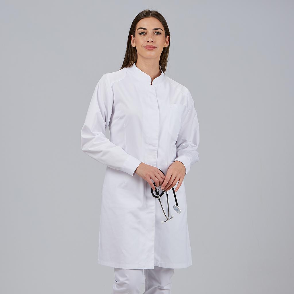 GARY'S Julia blouse médicale femme blanche coton