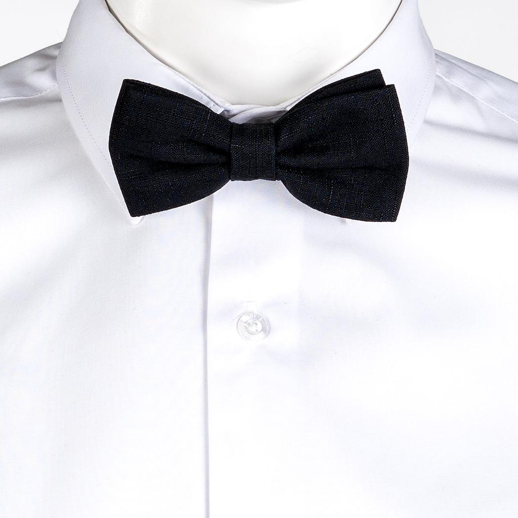 GARY'S Nœud papillon noir coton clip uniforme serveur