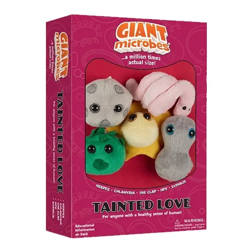 Enfermania Tainted Love coffret 5 peluches microbes