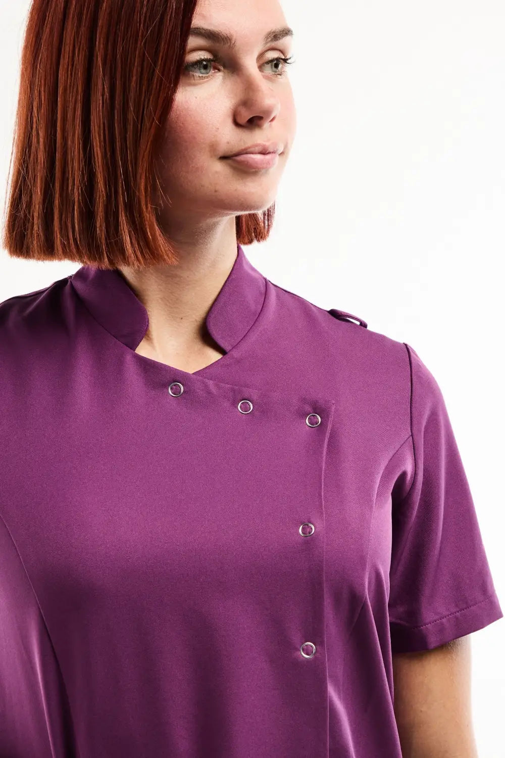 Aelin Aurelia Blouse Médicale Femme Mauve Stretch